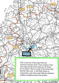 TransAm Trail Map