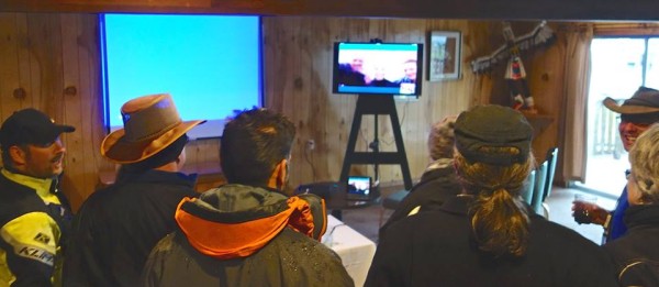 Skype from Overland Expo to Adventure Trio in Peru