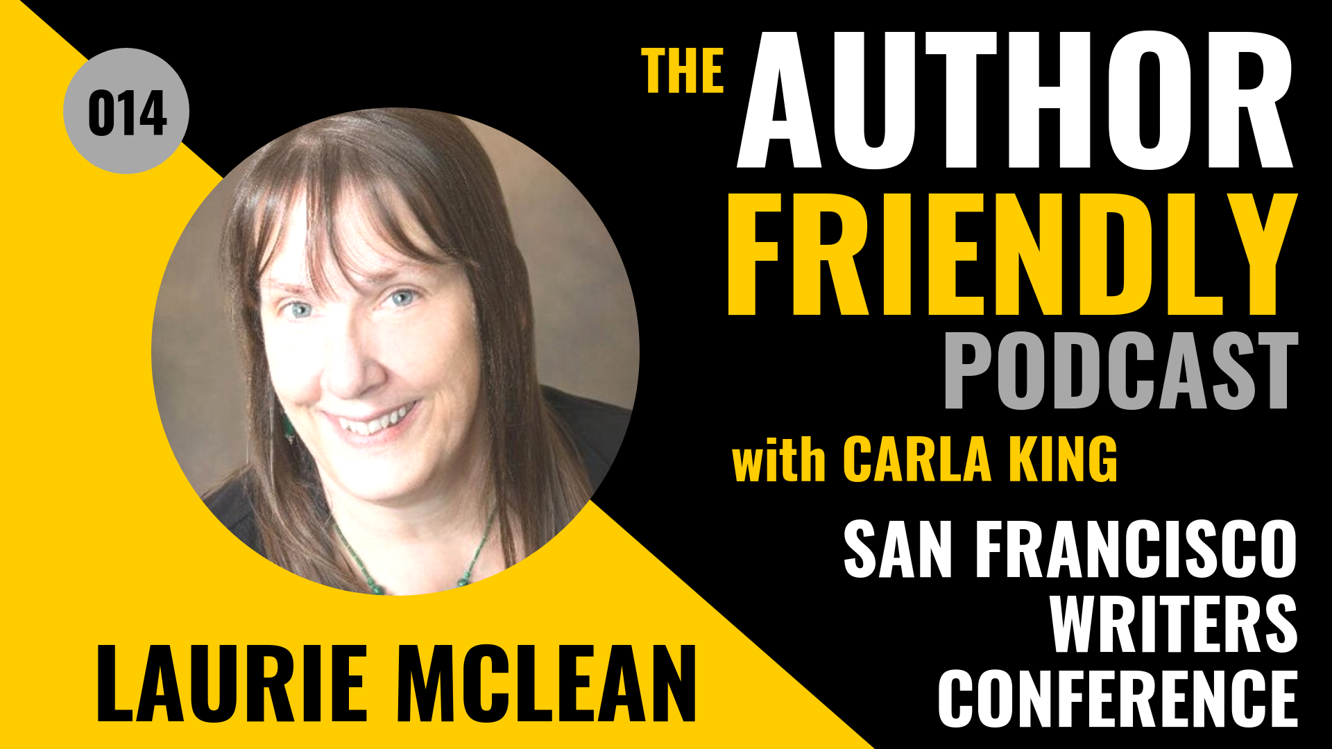 Laurie McLean, San Francisco Writers Conference on the Author Friendly Podcast with Carla King