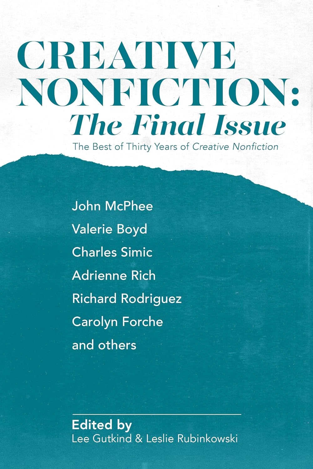 cover of the book: creative nonfiction the final essays