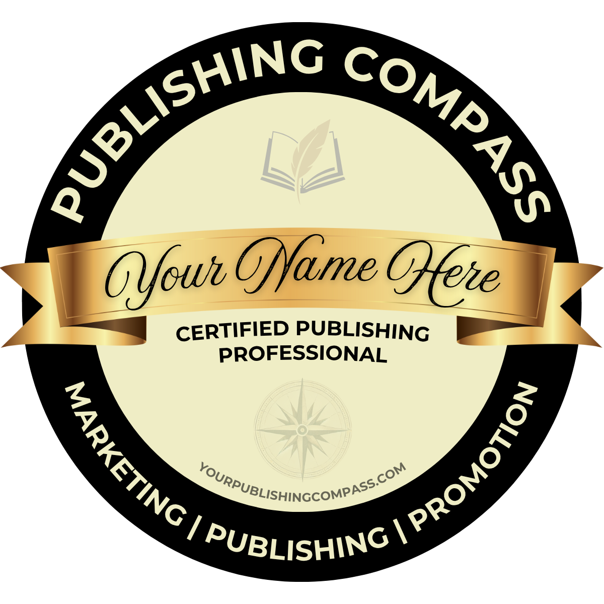 pub compass badge Carla King Publishing Compass Professional Services Author Assistants VA